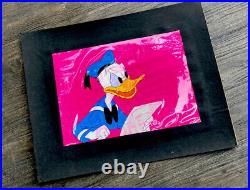 Original Walt Disney Animation Production Cell Vintage Donald Duck As Is
