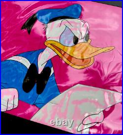 Original Walt Disney Animation Production Cell Vintage Donald Duck As Is
