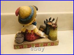 PINOCCHIO Carved From The Heart WALT DISNEY Collectible Rare Vintage Jim Shore