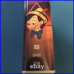 Pinocchio VHS- Walt Disney's Masterpiece- Vintage 239 Cassette Tape Clam Shell