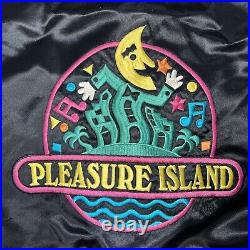 Pleasure Island Satin Jacket Vintage Walt Disney World Betty Jo Bruce Medium