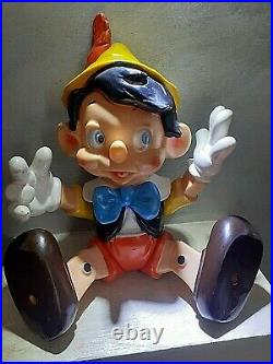 Pupazzo In Gomma Ledra Pinocchio Walt Disney Vintage