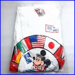 RARE NEW Vintage Epcot Center Mickey Mouse shirt adult LARGE L Walt Disney World
