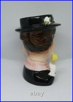 RARE Vintage Disney Head Vase Mary Poppins Umbrella Hat Scarf Headvase