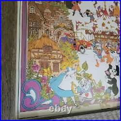 RARE Vintage Walt Disney Productions FANTASYLAND Poster 18 x 24