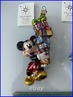 Radko Disney 30th Anniversary Magic Kingdom 2001 Retired Mickey Goofy CastleREAD