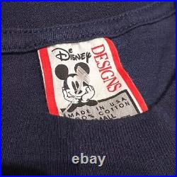 Rare 90 Dead Stock Usa Made Walt Disney World Mickey Mouse T-Shirt S Vintage