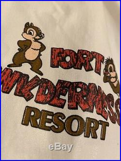 Rare Vintage 80s Mickey Mouse Fort Wilderness Resort Walt Disney World Jacket L