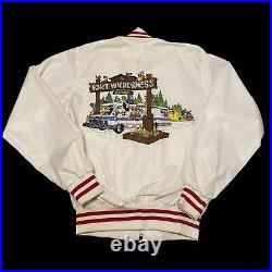 Rare Vintage 80s Mickey Mouse Fort Wilderness Resort Walt Disney World Jacket S