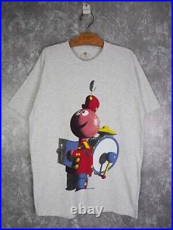 Rare Vintage 90s Pixar Tin toy T-Shirt Size L Walt Disney Toy Story