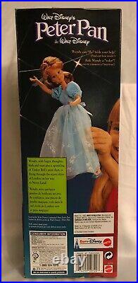 Rare Vintage Walt Disney Flying PeterPan, Tinkerbell, Wendy Dolls. NIB 1993