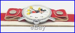 Rare Vtg Ingersoll Mickey Mouse Walt Disney Productions Wrist Watch Original Box