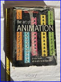 Rare Walt Disney The Art of Animation By Bob Thomas Golden Press 1958 Vintage