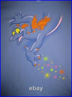 Rare and Vintage FIGMENT Dragon Disney Shirt Double Sided XL