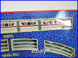 Retired Vintage Disney Mark IV WDW Monorail Set RED Strip NIB