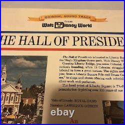 Sealed Walt Disney World''the Hall Of Presidents'' Original Vinyl Vintage 1972
