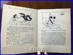 The Pop-up Minnie Mouse, Walt Disney 1933 Vintage Hardcover Book Rare