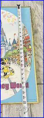 The Walt Disney Company Vintage Walt Disney World Main Street USA Poster Framed