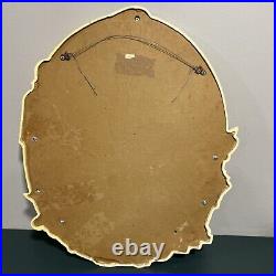 VINTAGE 1960's WALT DISNEY PINOCCHIO & Friends oval Wall Mirror Great Condition