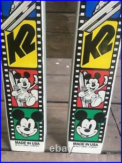 VINTAGE RARE 1987 Walt Disney K2 ROSSIGNOL SKIS Limited Edition L@@K