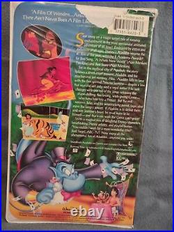 VINTAGE RARE Aladdin (VHS 1993) Walt Disney Black Diamond Classic Video