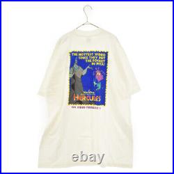 VINTAGE Size XL 90S Walt Disney MASTERPIECE HERCULES Short Sleeve T Shirt Whi