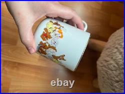 VINTAGE Walt Disney Productions Japan tea cups Mickey Mouse Set of 6