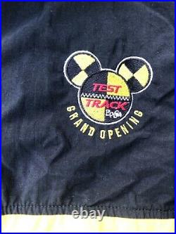 VIntage 1999 Test Track Grand Opening Day Jacket Large Epcot Walt Disney World