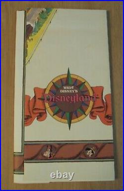 VTG 1987 Walt Disney's DISNEYLAND Magic Kingdom FOLD-Out MAPBear Country(JR)