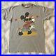 VTG 80's Walt Disney Productions Mickey Mouse T Shirt Singing Dancing Rock Star