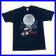 VTG 90s Disney Epcot Walt Disney World T-Shirt Men's L/XL Mickey Shiny RARE