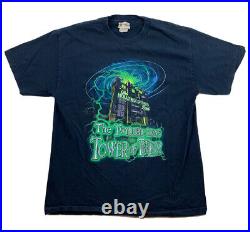 VTG 90s Disney Twilight Zone Tower Of Terror Double Sided T Shirt Men's Size L