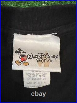 VTG 90s Space Mountain Walt Disney World Promo Tee T-Shirt USA Single Stitch XXL