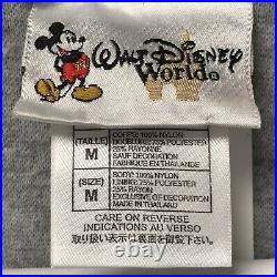 VTG Disney Embroidered Walt Disney World Magic Kingdom Hoodie Spellout Jacket M