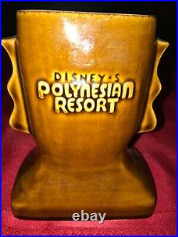 VTG Walt Disney World POLYNESIAN Village RESORT TIKI MUG Vase Planter 5¾