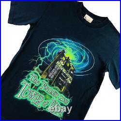 VTG Walt Disney World Tower of Terror Hollywood Studios T-Shirt Navy Blue. S