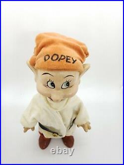 Vintage 1930s Snow White DOPEY Dwarf Knickerbocker Toy Walt Disney 9