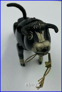 Vintage 1950 Ferdinand The Bull Fierce Walt Disney Linemar Tin Wind Up Toy