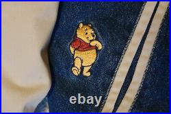 Vintage 1966 Winnie The Pooh Varsity Denim Jacket from Walt Disney World -Medium