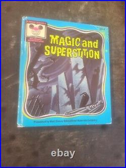 Vintage 1973 Walt Disney Educational Book magic and superstition witches, magic