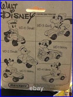 Vintage 1979 Matchbox Lesney Walt Disney Series Die-Cast Cars Lot of 6