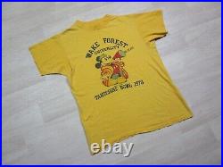 Vintage 1979 Tangerine Bowl Walt Disney Mickey Mouse T Shirt Mens (L) Collegiate