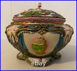 Vintage 1991 Walt Disney Beauty And The Beast Belle Music Box Teapot Princess