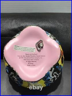 Vintage 1991 Walt Disney Beauty And The Beast Belle Music Box Teapot Rare