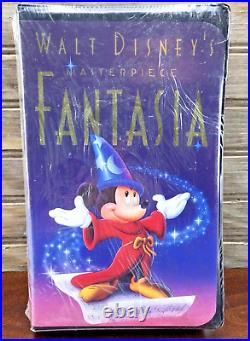 Vintage 1991 Walt Disney Masterpiece FANTASIA VHS #1132 SEALED UNOPENED RARE