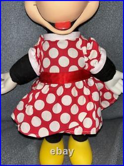 Vintage 1997 MICKEY MOUSE MINNIE DONALD GOOFY Vinyl Dolls Disney World Exclusive