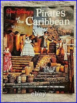 Vintage 70s Walt Disney's Pirates of the Caribbean Souvenir Book Disneyland
