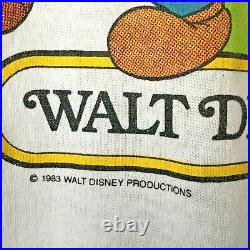 Vintage 80s Disney Fantasy Land Ringer T Shirt Walt Disney World 1983 Tee XLarge