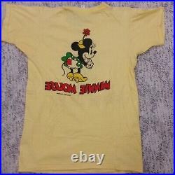 Vintage 80s Minnie Mouse T Shirt Walt Disney World Single Stitch Mickey Small