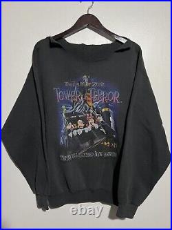 Vintage 90's XL Walt Disney World Twilight Zone Tower of Terror Sweatshirt? 1168